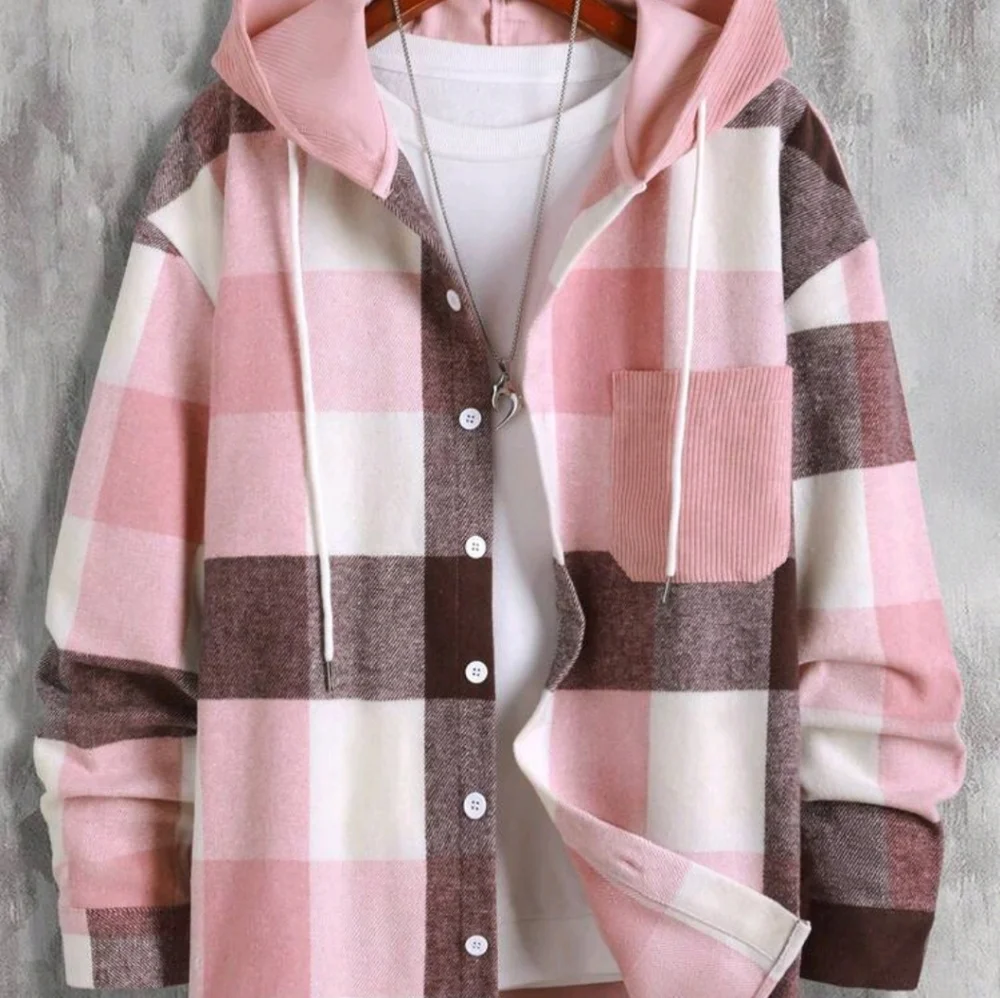 Plaid Over Coat - Picture 1 of 5